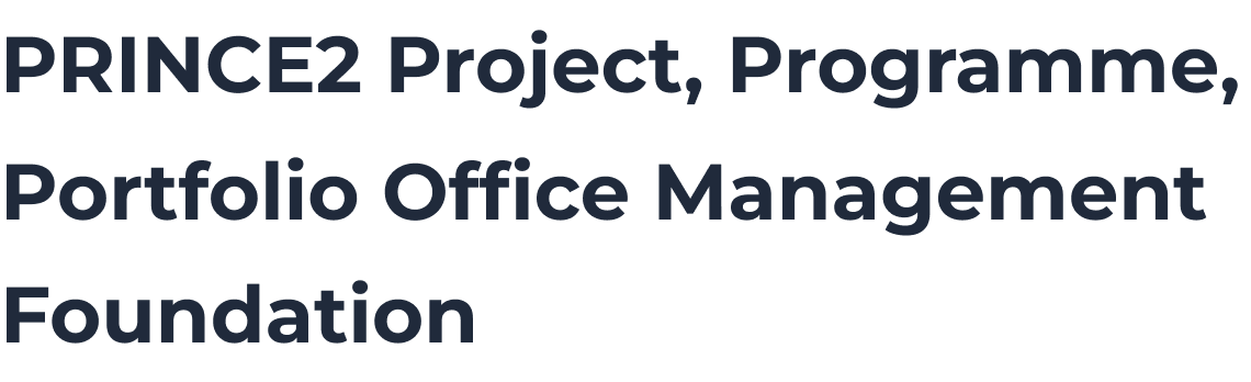 Prince2 Project Programme Portfolio Office Management Foundation