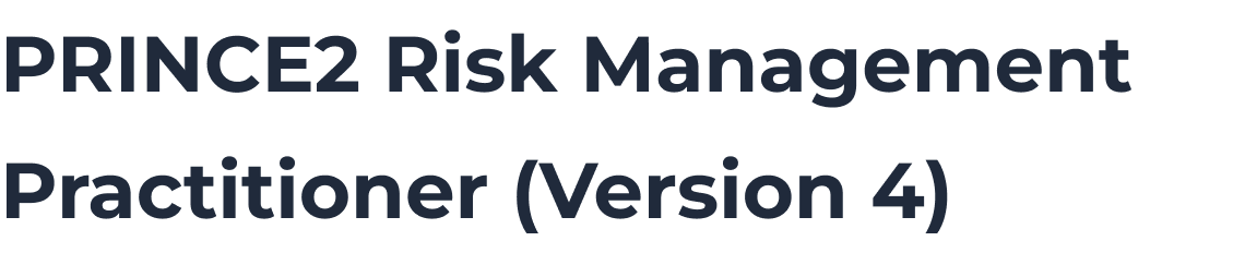prince2 risk management practitioner version 4